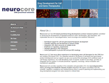 Tablet Screenshot of neurocore-llc.com